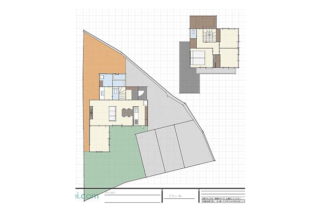 大通り沿い・3方向からの外観も妥協しない家。